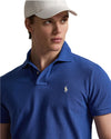 Dusty Azure Mesh Polo