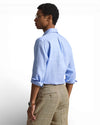 Austin Blue Linen Custom Fit Shirt