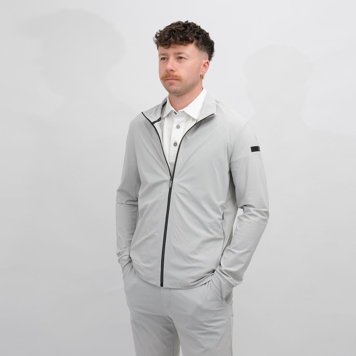 RRD Surflex full zip fleece - Light Grey – productbeeld 3