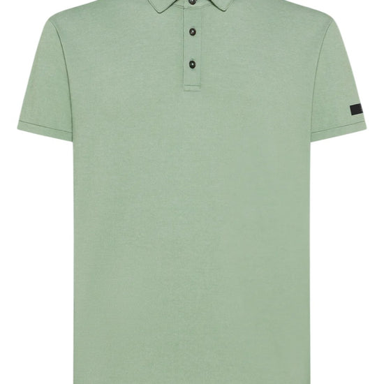 RRD Doticon groene polo in Pine, van voren