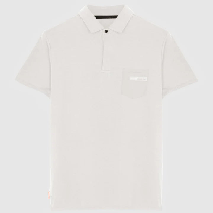 RRD Revo polo in Perl Grey, van voren