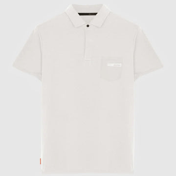 RRD Revo polo in Perl Grey, van voren