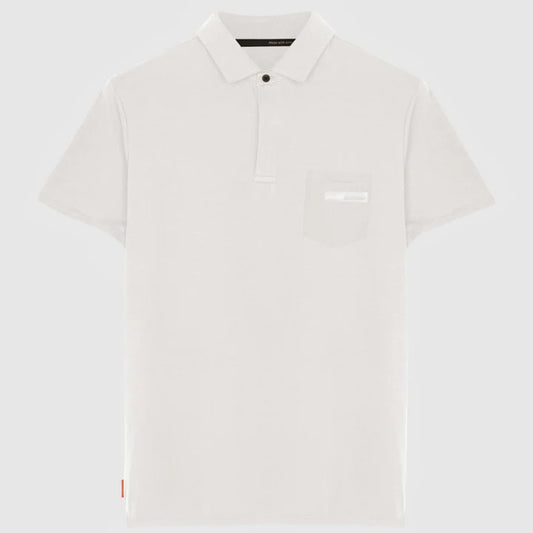RRD Revo polo in Perl Grey, van voren