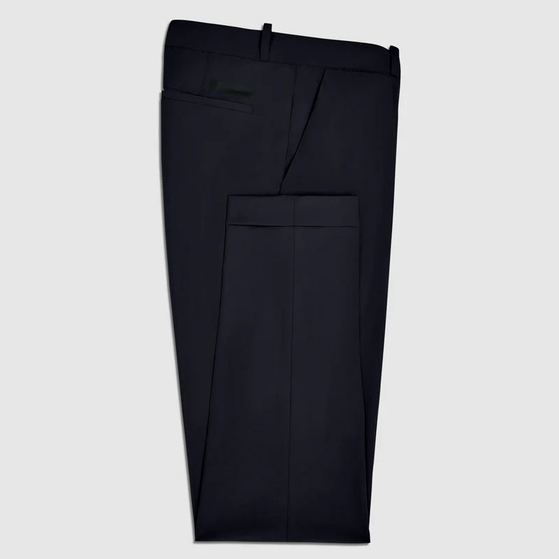 RRD Revo Stretch donkerblauwe broek, opgevouwen met achterzak zichtbaar