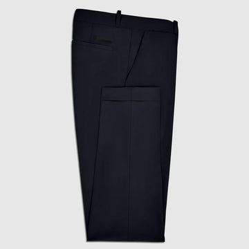 RRD Revo Stretch donkerblauwe broek, opgevouwen met achterzak zichtbaar