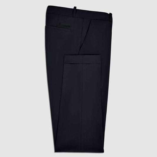 RRD Revo Stretch donkerblauwe broek, opgevouwen met achterzak zichtbaar