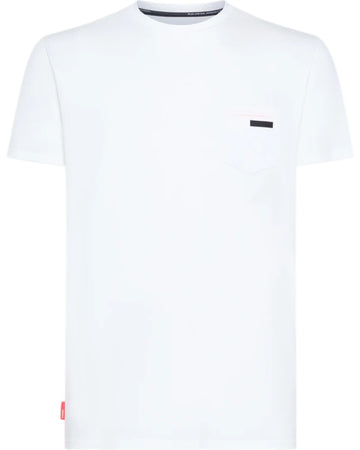 RRD Revo wit T-shirt met borstzak, van voren