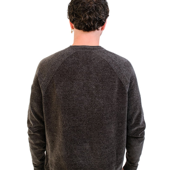 RRD Forest green Marine Velvet Round Neck Pullover – productbeeld 2