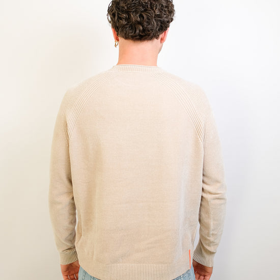 RRD Cream Velvet Round Neck Pullover – productbeeld 2