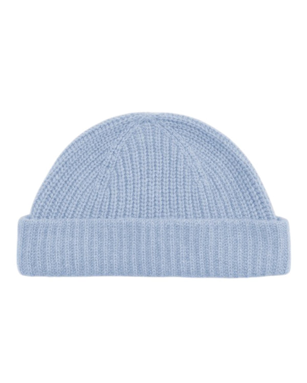 NN.07 Sailor 6650 Wool Blend Beanie Sky Mist bij Checkpoint Mol