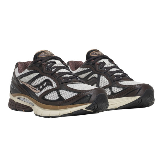 Saucony ProGrid Guide 7 Quartz Torte sneakers in bruin en taupe bij Checkpoint Mol