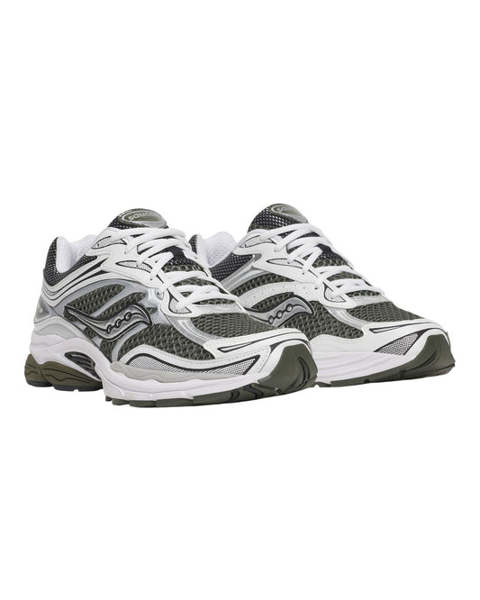 Saucony ProGrid Omni 9 Fatigue sneakers wit groen zwart bij Checkpoint Mol
