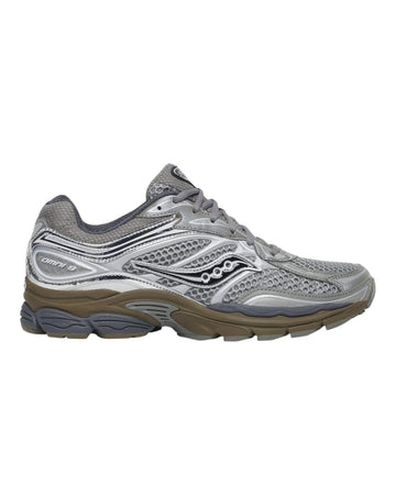 Saucony ProGrid Omni 9 OG Debonair Silver unisex sneaker zijaanzicht bij Checkpoint Mol