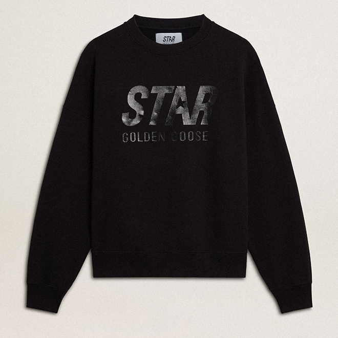 Golden Goose Star Unisex Boxy Sweater Black – productfoto 1 – Checkpoint Mol
