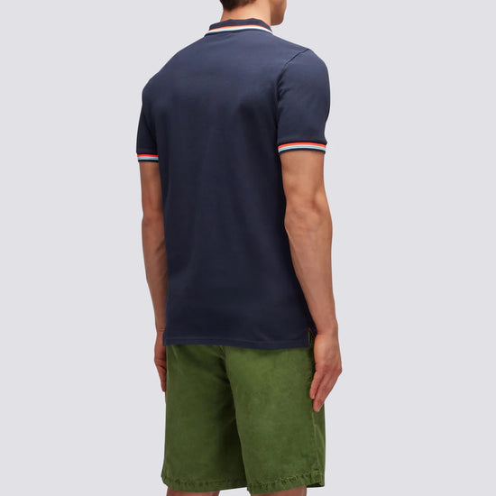 SUNDEK Navy Brice Polo – productbeeld 3