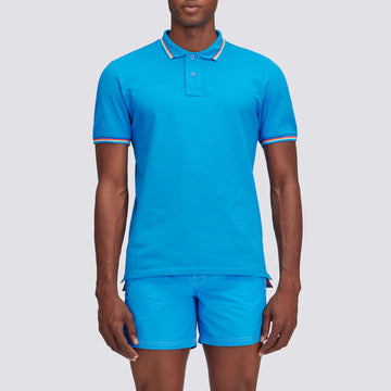 Sundek Brice Polo Twitter Blue – productbeeld 1