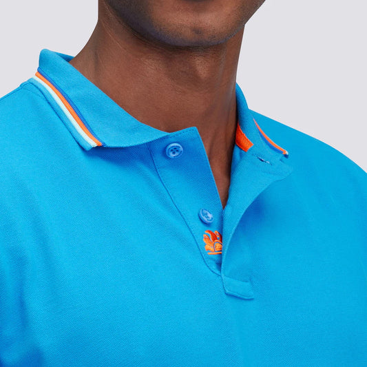 Sundek Brice Polo Twitter Blue – productbeeld 2