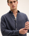 Stone Blue Soho Linen Shirt