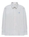 Light Blue Seinfield Striped Shirt