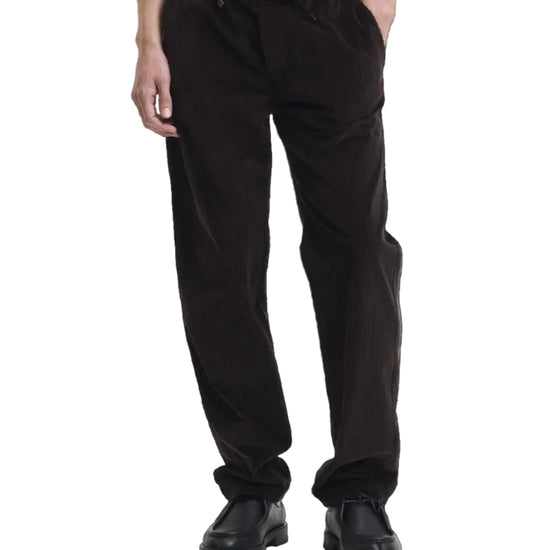 The GoodPeople Bob Corduroy Broek Chocolate Brown - beeld 3