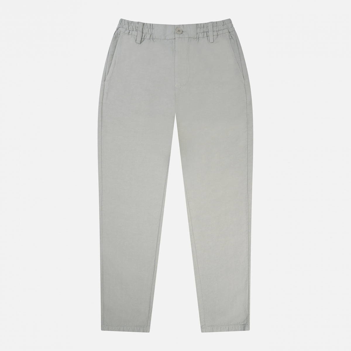 The GoodPeople Light green Linnne Cotton Comfort Fit – vooraanzicht