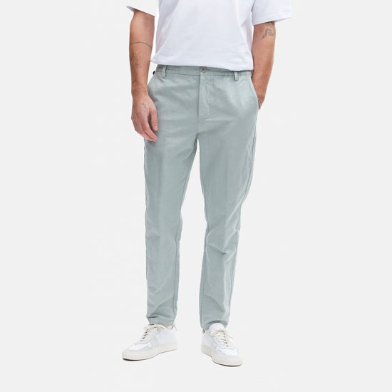 The GoodPeople Light green Linnne Cotton Comfort Fit – productbeeld 2