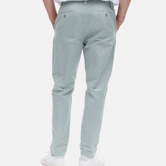 The GoodPeople Light green Linnne Cotton Comfort Fit – productbeeld 4