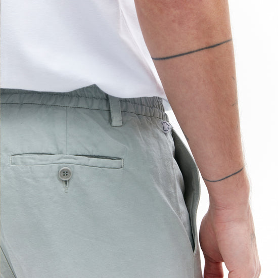The GoodPeople Light green Linnne Cotton Comfort Fit – productbeeld 5