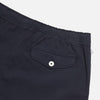 The GoodPeople Hyper Seersucker Shorts Navy – detailbeeld
