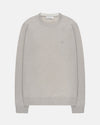 The GoodPeople Knox Merino Wool Pullover Off White Melange – productbeeld 1