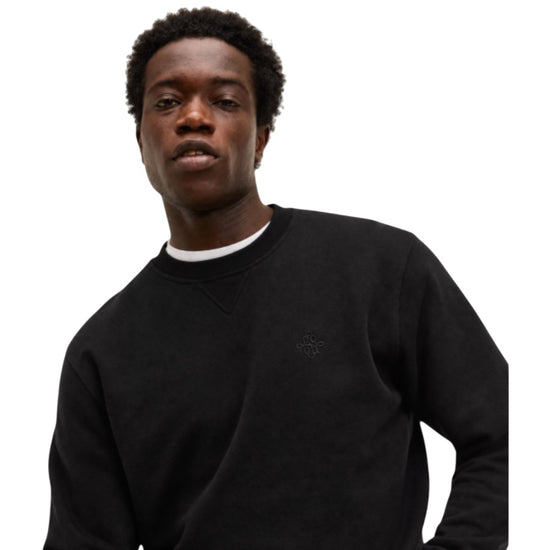 The GoodPeople Lommy Signature Sweater Black - beeld 3