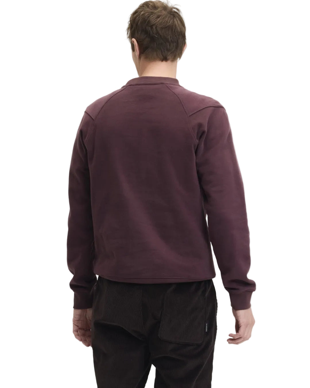 The GoodPeople Lommy Signature Sweater Bordeaux - beeld 4