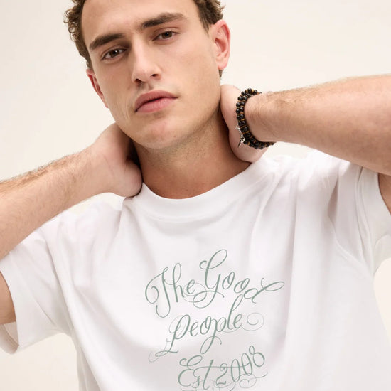 The GoodPeople Oscar Artwork T-shirt White - beeld 2