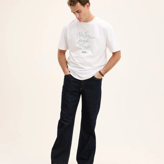 The GoodPeople Oscar Artwork T-shirt White - beeld 4
