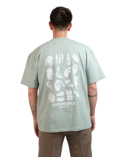 Sage Green Tax Artwork T-shirt
