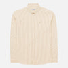 The GoodPeople Seinfeld Striped Shirt White Rust – productbeeld 2