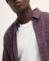 The GoodPeople Seinfield Shirt Bordeaux - beeld 4