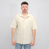 The GoodPeople Softsun Towelling Shirt Beige – productbeeld 1