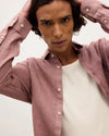 The GoodPeople Rose Brown Soho Linen Shirt Rose Brown – productbeeld 3