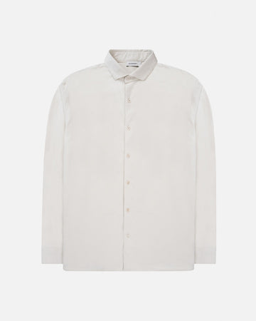 The GoodPeople Stirr Soft Cotton Regular Fit Shirt Off White – productbeeld 1