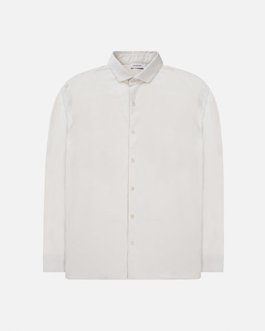 The GoodPeople Stirr Soft Cotton Regular Fit Shirt Off White – productbeeld 1