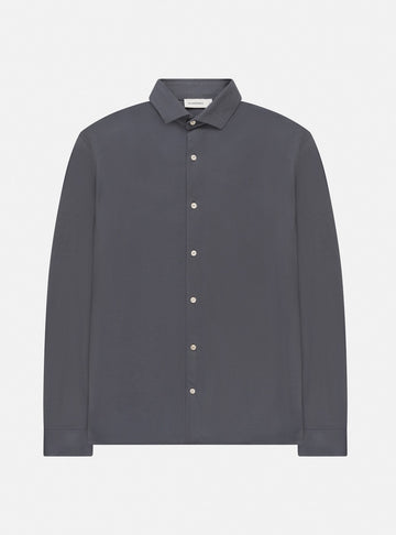 The GoodPeople Stirr regular fit shirt antraciet - productfoto 1
