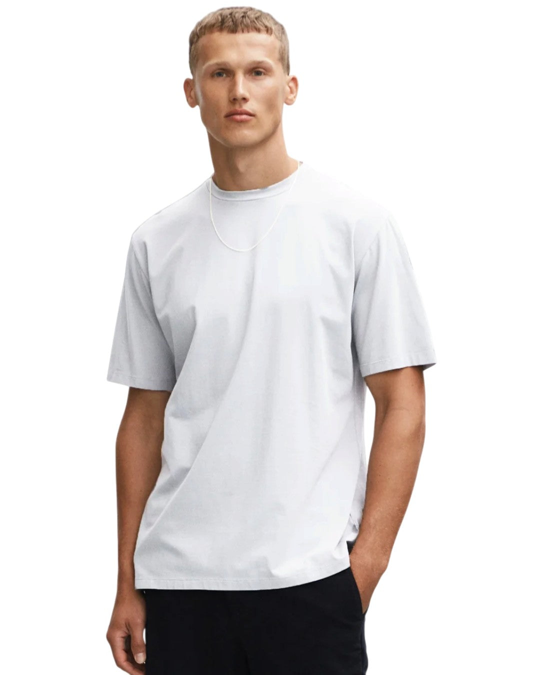 The GoodPeople Ted wit T-shirt met zachte katoenmix – productfoto 2