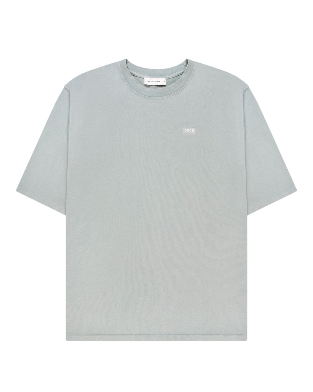 The GoodPeople Theo lichtgroen T-shirt, van voren