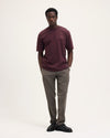 The GoodPeople Tommy Signature T-shirt Bordeaux - beeld 5