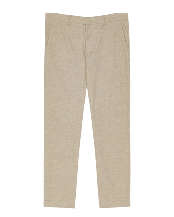 NN.07 Theo 1067 melange twill slim trousers Cement - Checkpoint Mol