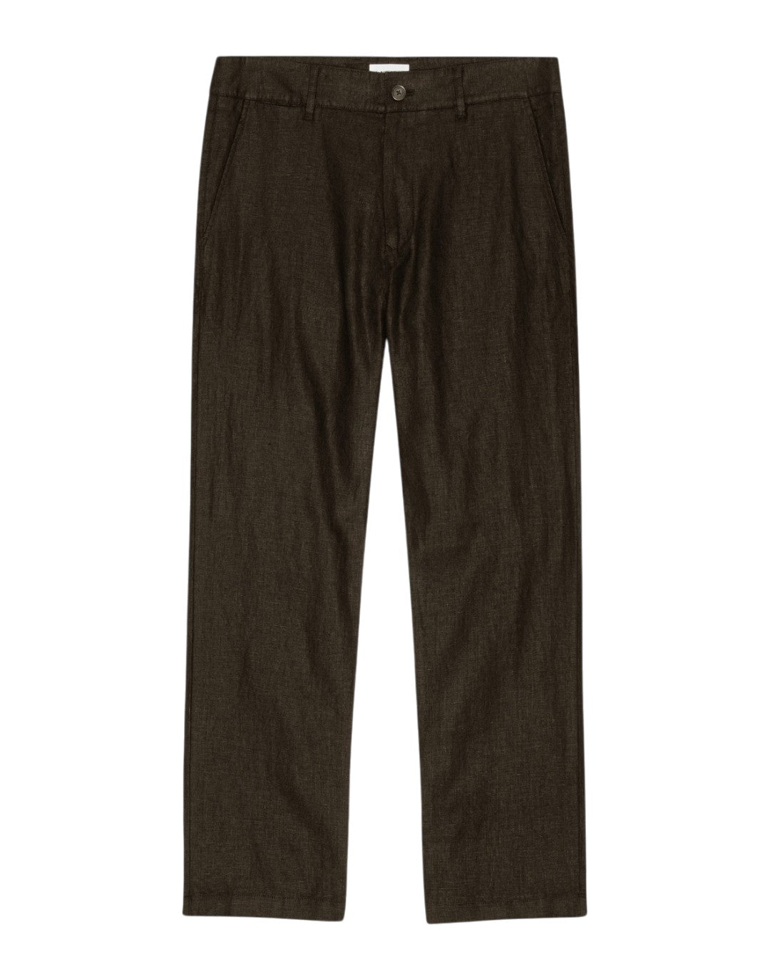 NN.07 Theo 1454 trousers linen slim fit dark army