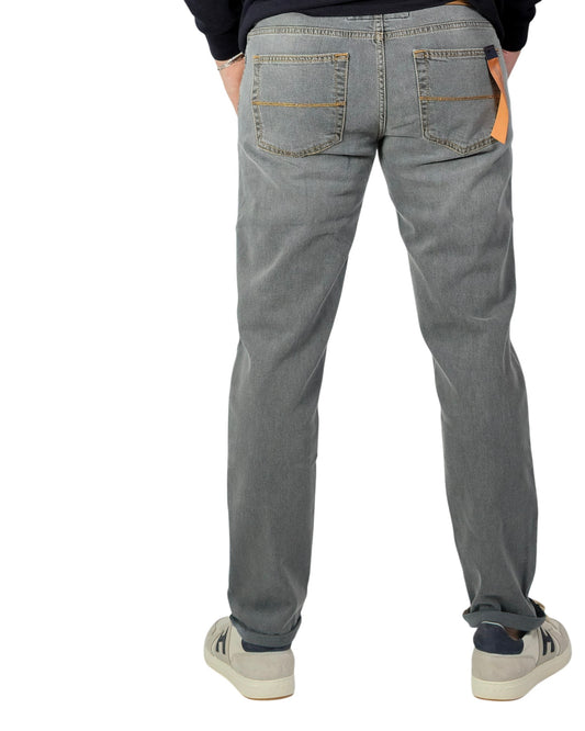 Detail van TRAMAROSSA Brando Carrot Heritage jeans Grey