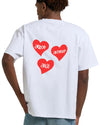 Arbor Antwerp Triple Love rood heren T-shirt in boxy oversized fit