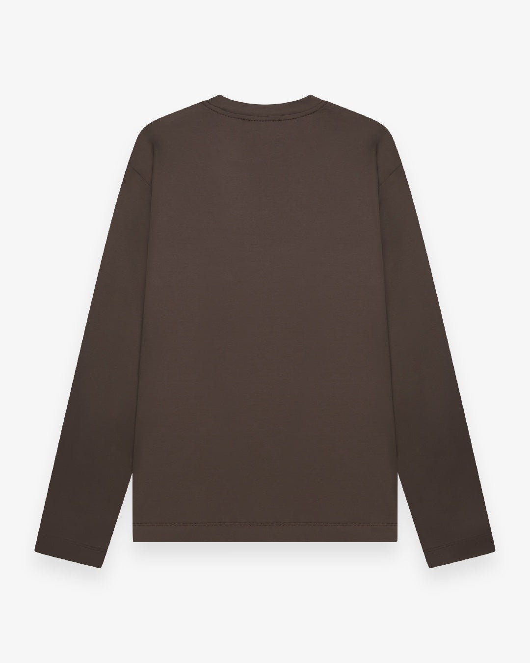 Valenza Interlock Supima Longsleeve Ebony Brown - productfoto 2